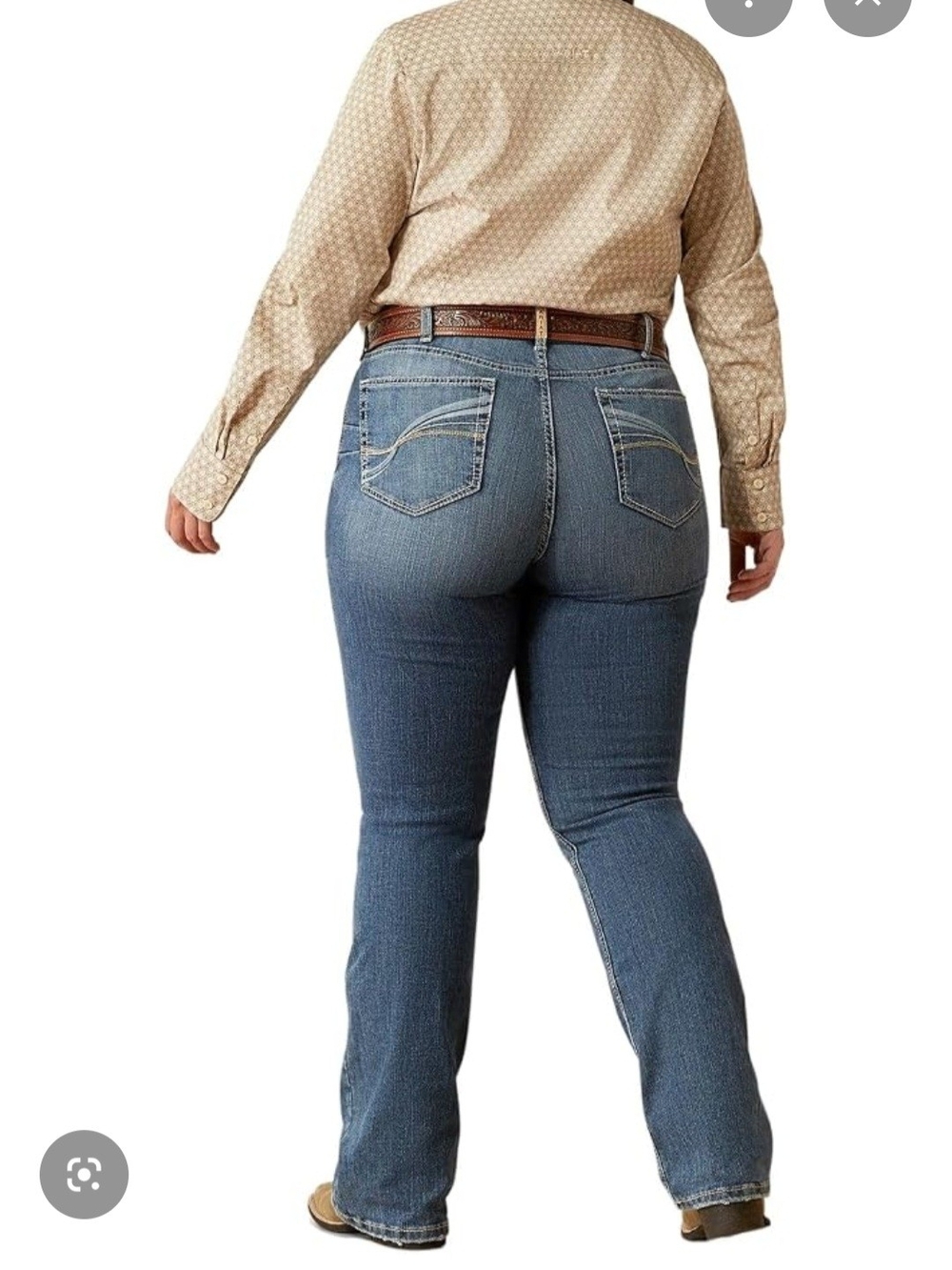 Ariat Women's Bootcut Jeans in Medium Blue Wash